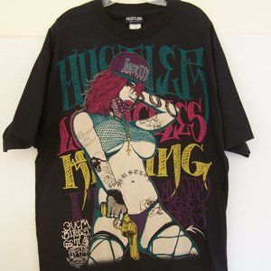 VINTAGE MEN'S HUSTLER GRAPHIC T-SHIRT S2648